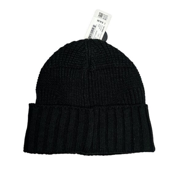 Adidas Winter Stocking Hat Men's Black Pine Knot Fold Beanie - Picture 3 of 9